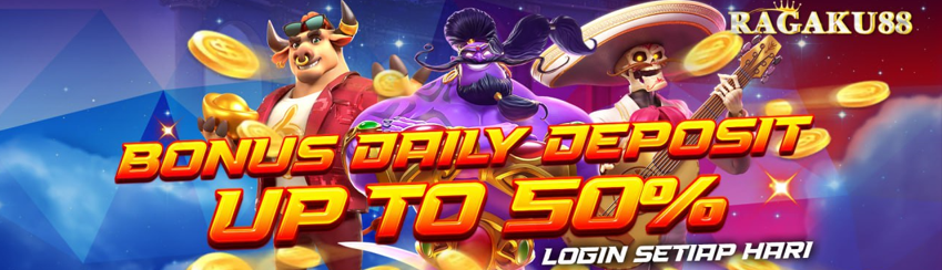 BONUS HARIAN 50%